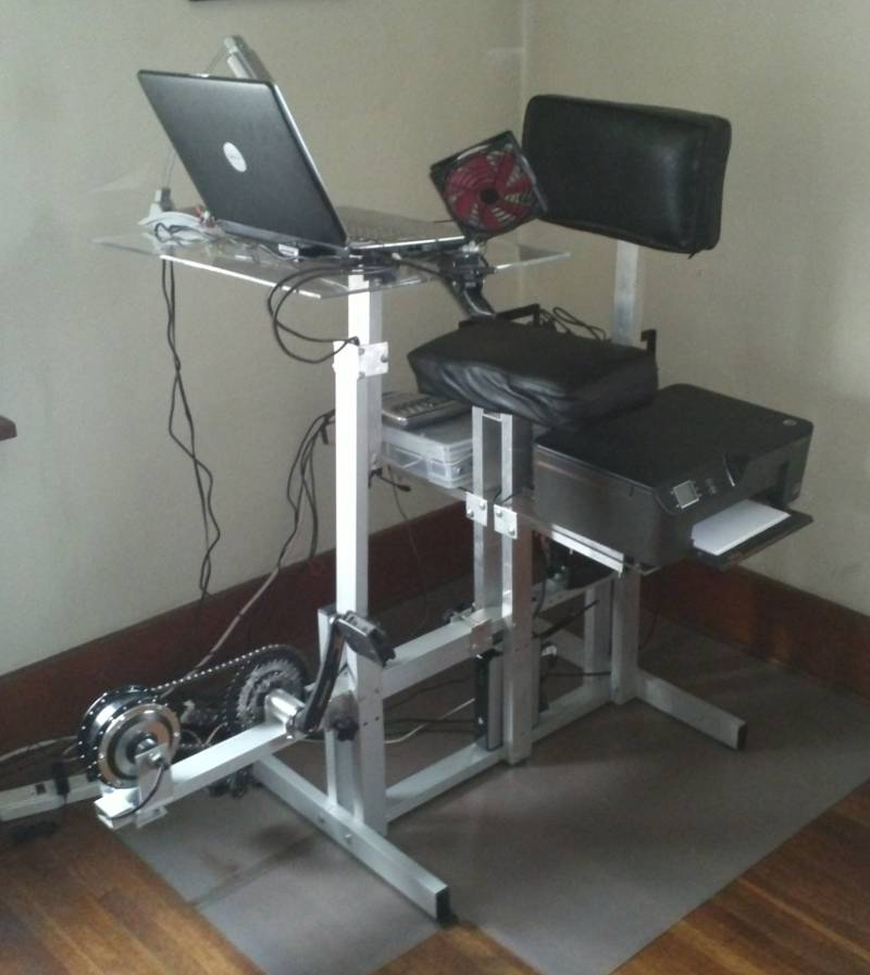 Our Pedal-Powered Office